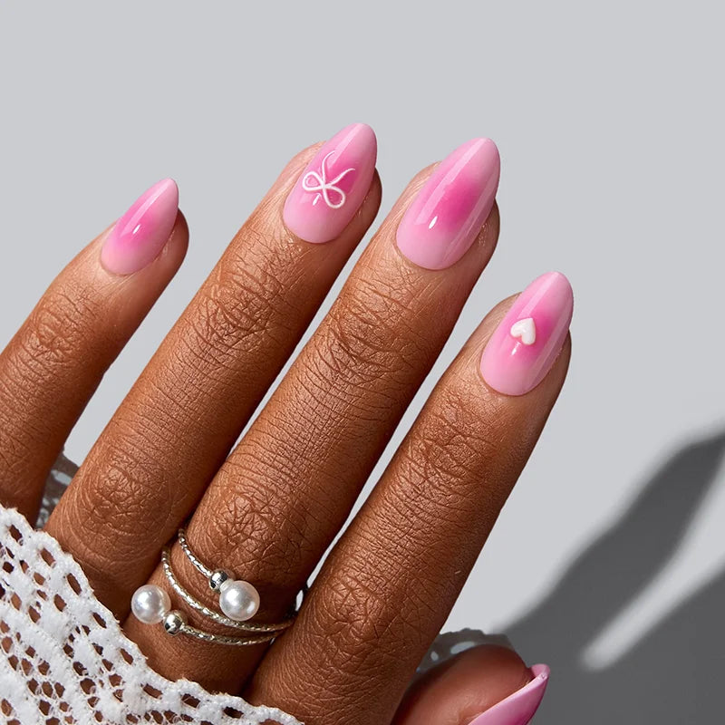 Spring Dreams Short Almond - Soft Gel Press On