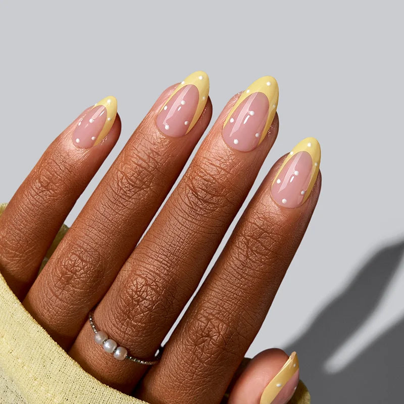 Spring Dreams Short Almond - Soft Gel Press On