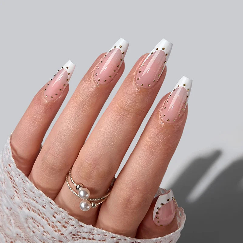 Star Bloom Medium Ballerina - Soft Gel Press On