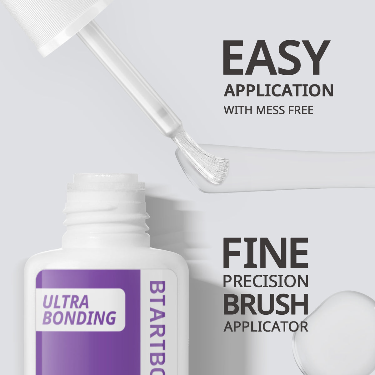 Brush-On Nail Glue 7ml - BTARTBOXNAILS