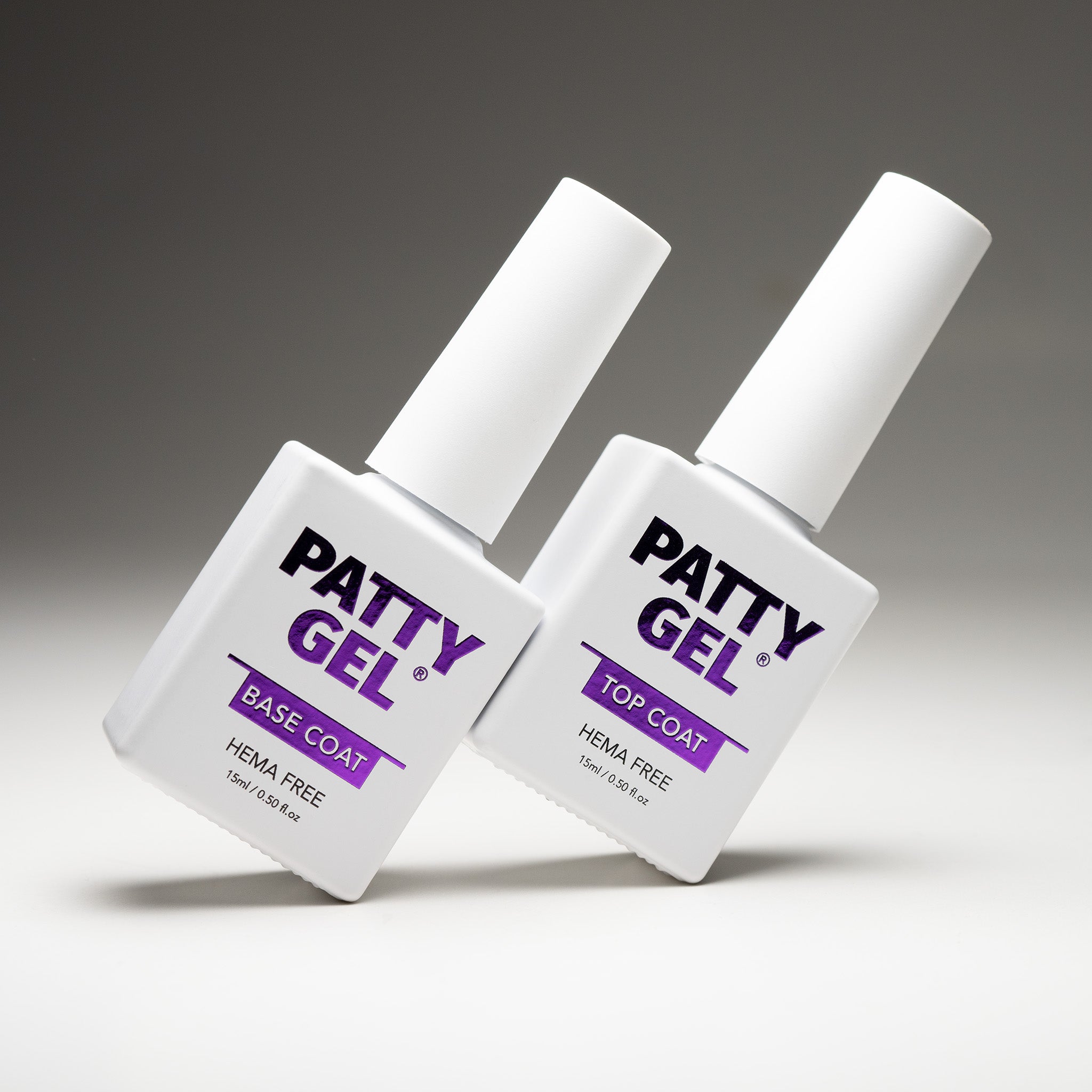 Patty Gel HEMA-free Gel Base and Glossy Top Coat 3